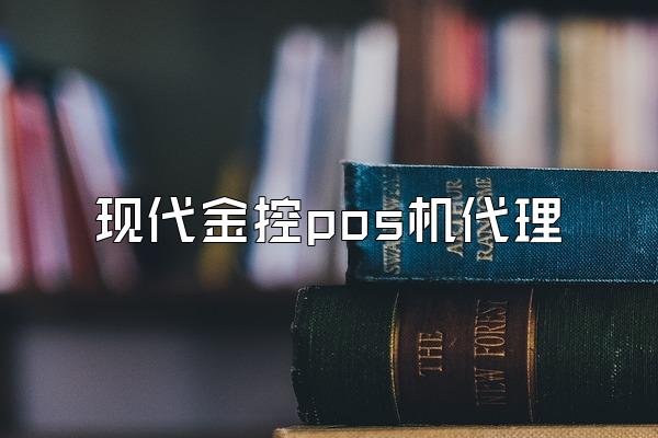 现代金控pos机代理