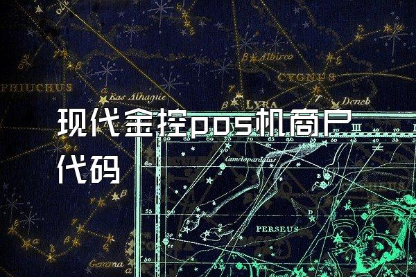 现代金控pos机商户代码